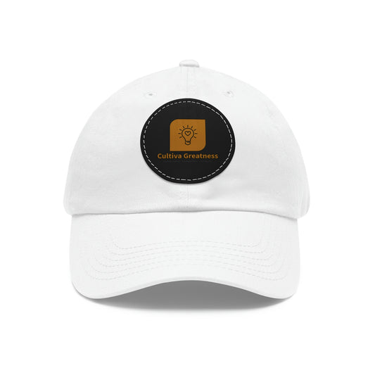 Cultiva Greatness Hat with Leather Patch